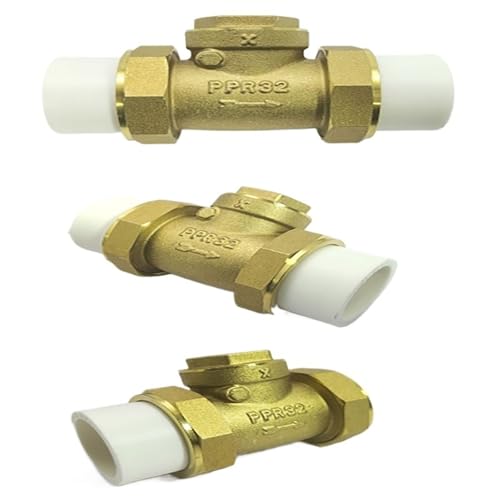 Válvula antiretorno PPR DN32 para instalación horizontal de agua potable 3