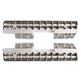 BALOCEO Front Armrest Base Compatible with 1962-1964 Chevrolet Impala Plastic Chrome Silvery 2 Door Front Doors 4 Door Cars