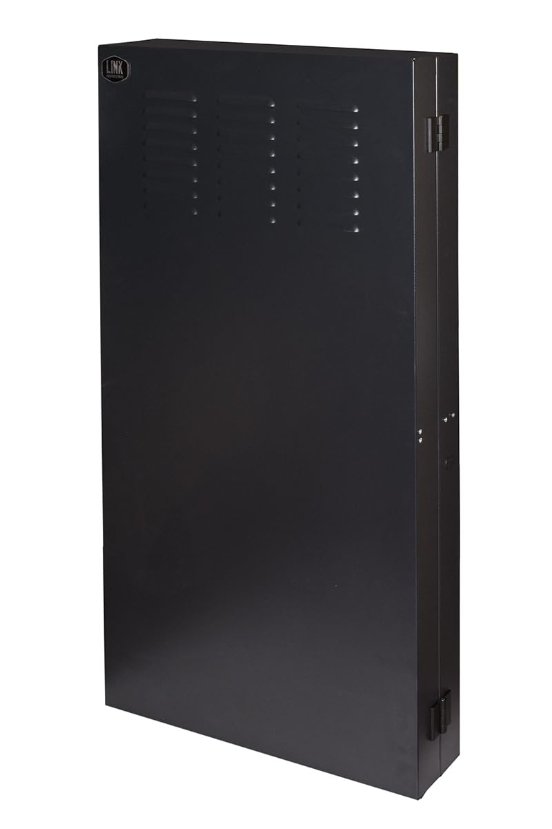 LINK LKBAF2U36 - Armadio Rack da Muro Verticale 2U – 650x1082x115 mm, Nero, per Server Profondi fino a 92 cm