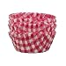 Produktbild LEEYYO 100 Stück rote süße Cupcake-Papierförmchen, Muffin-Papierförmchen, Cupcake-Verpackung, Hochzeit, Party, Geburtstag, Dekoration Sicherheit und Hygiene rot