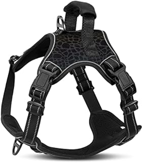 Amazon Brand - Umi Dog Harness No Pull, Adjustable Breathable Reflective Dog Vest with Comfortable Padded Handle for Small Dogs, Walking, Training, (S)