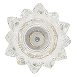 BOUGEOIR BOUDDHA - présenté un design en forme de lotus en cristal, créatif et exquis, c'est une décoration parfaite pour votre maison, bureau, temple, salle de ,