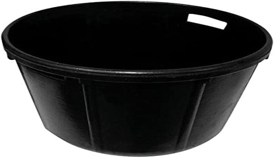 Taliaplast 50ltr Rubber Plasters Tub - Black 2 Handles