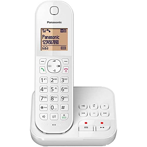 Panasonic KX-TGC 420 GW, schnurloses Telefon mit Anrufbeantworter, Weiß – Bild 3