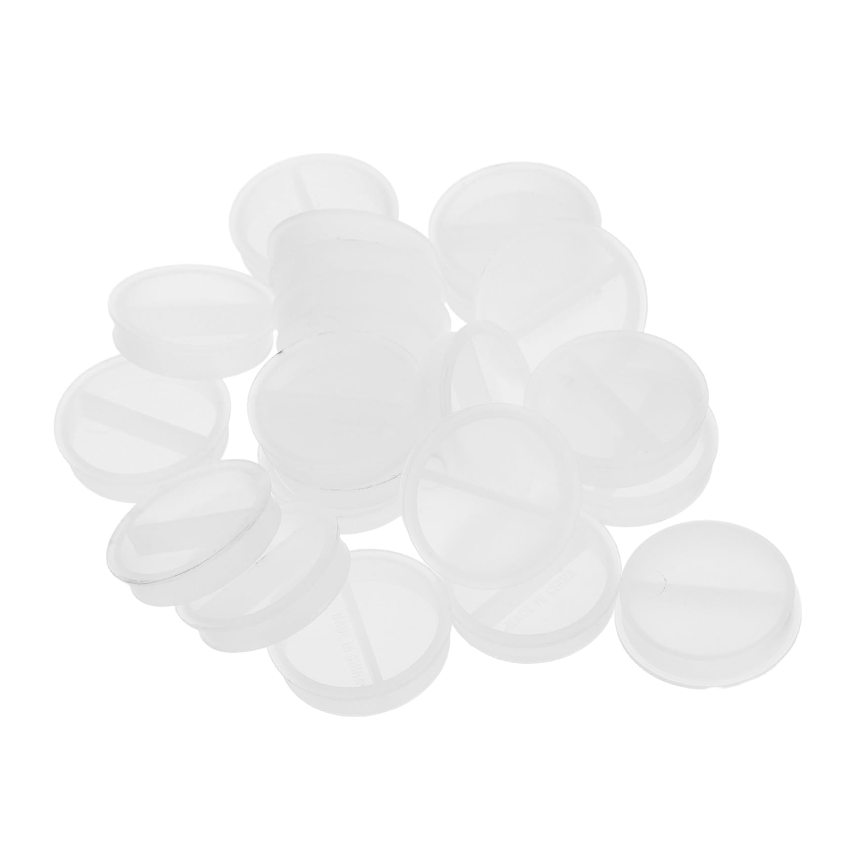 Unomor 20Pcs Secure Round Bottom Plug for Piggy Banks Childsafe Versatile Replacement for Money Boxes Easy to Clean