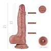 Hismith Realistischer Dildo, 17cm Silikondildo, Doppelter Dichte Analdildo für Frauen Männer Paare, Kleiner Dildo mit KlicLok System, Saugnapf Dildo für Anfänger, Sexspielzeug #1