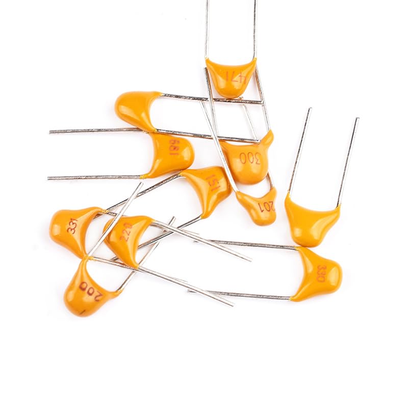 Luftschloss 10pcs 100V 3.9NF (392) Metallized Polyester MKT PET Film Box Capacitor P=5mm