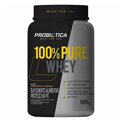Probiótica 100% Pure Whey - 900G Cookies And Cream - Probiotica