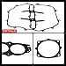 A-Premium Upper Fuel Injection Plenum Gasket Set Compatible with Nissan 350Z 2003-2006 & Infiniti FX35 2003-2008, G35 2003-2007, M35 2006-2008