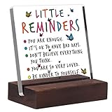 Cheer Up Gifts For Best Friend, Encouragement Signs For Women -Clear Acrylic Desk Decorative Sign For Home Office