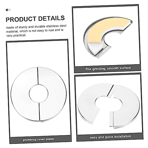 Cache-flonques Uonlytech contre les trous de plomberie, 20 couvercles muraux de douche