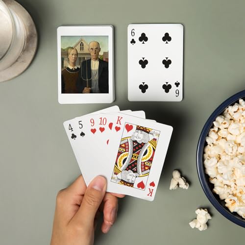 Baraja American Gothic 52 cartas tamaño póker miniatura 2