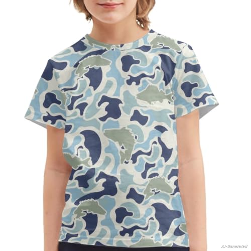 Image of Renewold Kids Novelty T-Shirt for Girls Boys Short Sleeve Crewneck Summer Tee Soft Breathable Graphic Shirt for Age 2-16