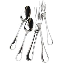 Couzon Vendome stainless 5pc Place setting service for 1