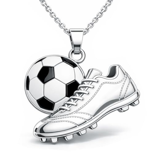 Collier pendentif ballon de football : cadeau idéal pour supporter et fan