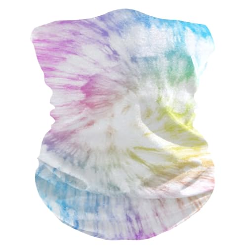 Neck Gaiter Face Cover Scarf for Men Women Sun Protection Bandana Balaclava for Outdoor Activities Multicolored Swirls