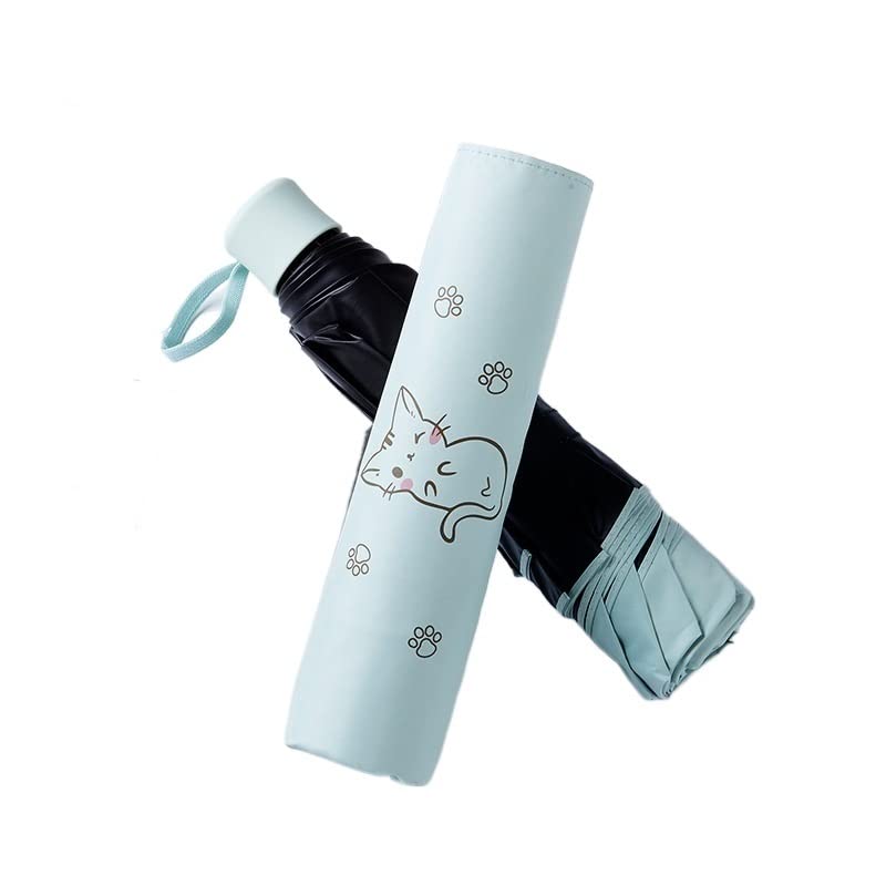 Parasol Pliant Parapluie Protection UV UPF50 + Double Couche Miaou Miaou