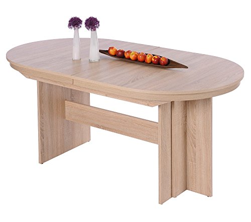 Esstisch - Kulissentisch ausziehbar bis 310 cm (B/H/T: ca. 160-310 x 75 x 90 cm) Auszugstisch Cover