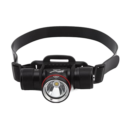 1500LM Diving Headlamp with 5 Modes, IPX8 der LED Light for Diving, Swimming, and Exploration Up to 80m