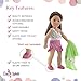 Emily Rose 18 Inch Doll Clothes | 4-Piece Floral Print One Piece 18