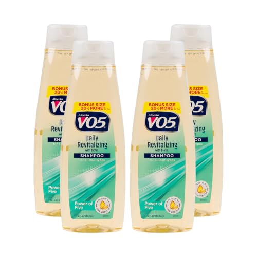VO5 Alberto Daily Revitalizing Shampoo - Moisturizing Shampoo with Biotin, 5 Oils and 5 Vitamins for All Hair Types - 15 oz - Pack of 4 image 5