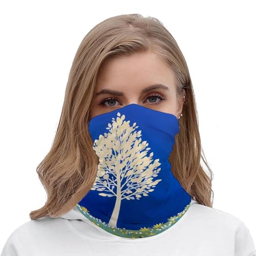 Pasamontañas The White Tree Balaclava para hombres y mujeres con protección solar, máscara facial fresca y transpirable, bufanda cubre boca para esquí y senderismo miniatura 5