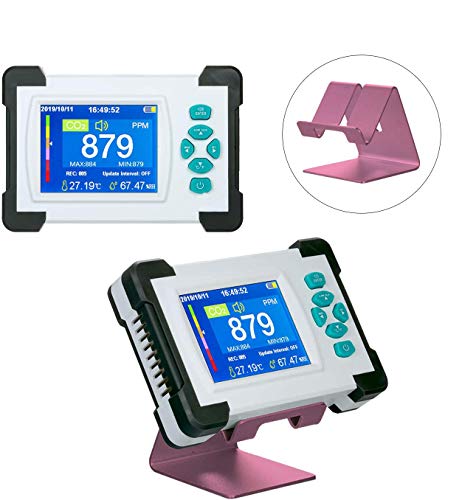CO2-Messgerät, Raumluftqualität Kohlendioxid CO2-Temperatur-Feuchtigkeitsmessgerät Messgerät Kohlendioxid-Luftqualitätsdetektor CO2-Messgerät mit