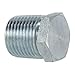 MIDLAND INDUSTRIES 5406P4 Hex Head Plug, 1/4-in MPT, Steel