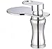 CESULIS. Mikser do umywalki Tap kompatybilny z toalety nowoczesny chromowany wodospad i zimna woda ceramiczna pojedyncza dziura pojedyncza dźwignia łazienka Vanity Faucet