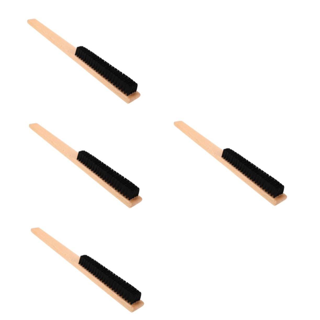 4piezas Cepillo De Limpieza Para Ropa Mango De Madera Cepillo Para Sábanas y Para Eliminar y Manchas Textiles