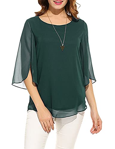 Image of PLADO Women's and Girls Georgette Top Maroon