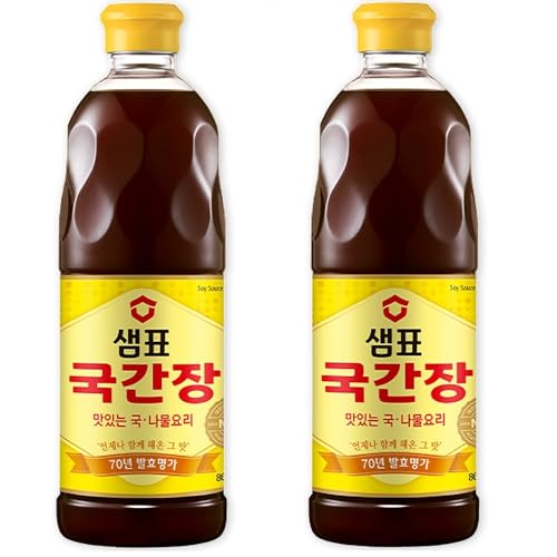 70年発酵名家 センピョ スープ醤油 860ml 2本セット / 韓国 チゲ、ナムル料理用 カンジャン 調味料 sempio セムピョ 泉標 グック醤油 真 しょう油