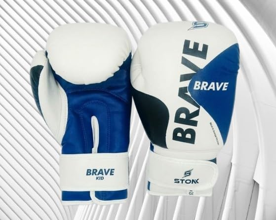 boxing gloves (white/bule 4oz)