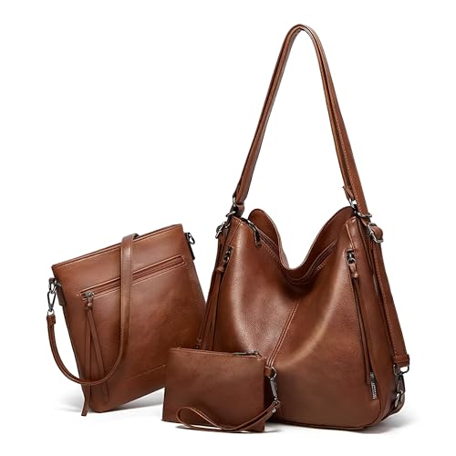 Image of HUGGI Faux leather hand bag for women | shoulder bags for women with detachable strap and durable zipper | ladies purse for birthday, anniversary, thanks giving | purse and handbag combo