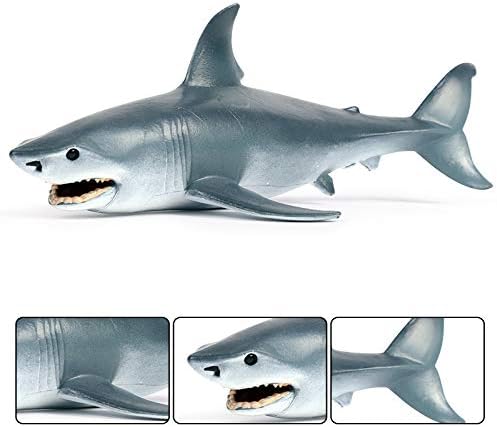 Miniatura 3 de EOIVSH Mosasaurus - Juguete grande de Mosasaurio gigante de pretector oceánico, mordiendo un pterosaurio, monstruo marino prehistórico, figura de