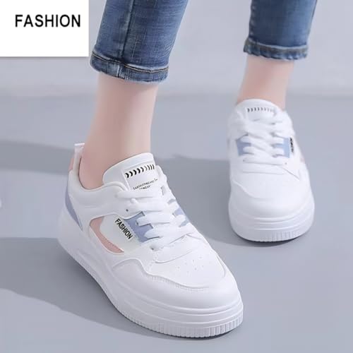 Chunky Sneakers for Women & Girls Fashionable Color-Blocked Platform 4.5cm Walking Shoes for Travel & Gifts4