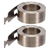 TOMETURE Fensterfeder-Set mit 2 Rollen, 1,2 m x 1,2 cm Flachfeder für Fensteraustausch, Feder mit konstanter Spannung – Belastung: 0,9 kg