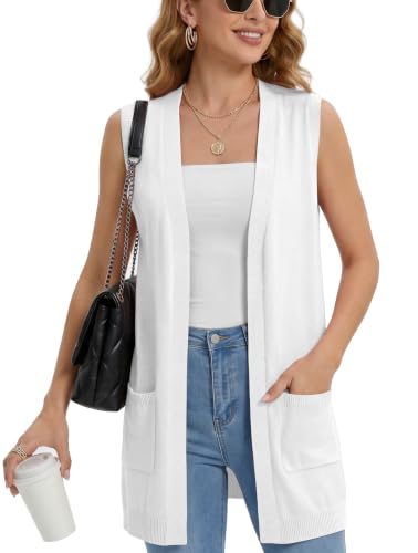 Image of VIISHOW Women's Classic Cardigans Long Sleeve Open Front Casual Knit Cardigan Sweaters Coat Soft Outwear