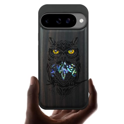 Carveit MagSafe (}OZ[t) Ή Google Pixel 10 P[X ؐ, ŃCC/ۛ VR+YȊL/VRLۊ+TPU, sNZ 10 P[X ϏՌ ~ C [U[A[g (-tNE