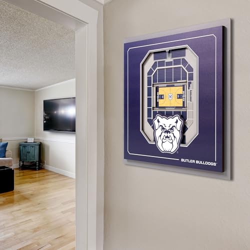 Image of YouTheFan Officially-licensed NCAA Stadium Series 3D Wall Art - multi-layer team stadium replica, detailed sports fan gift, indoor decor