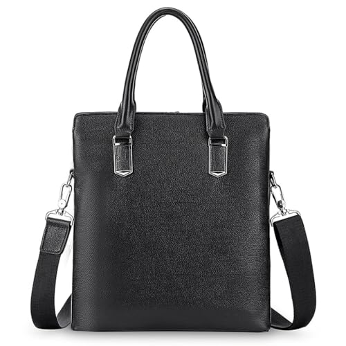 Vertical Briefcase Men's Tote Business Crossbody Bag Large Capacity Men's Bag
