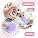 Gytera Sticky Cookie Squishies Fidget Toys Adults, Squeeze Toys Sensory Toys for Kids with Autism, Stress Balls for Adults Fidgets Birthday Gifts Party Favors for Kids(4 Pack Pink Black Green Purple)