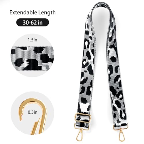 Image of Purse Straps Replacement Crossbody Straps for Purses,Wide Shoulder Strap for Bags Extender Guitar Straps for Handbags