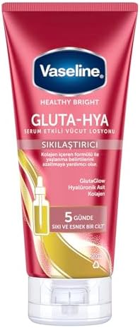 Vaseline Gluta-Hya Serum Etkili Vücut Losyonu, Sıkılaştırıcı, 200 Mililitre — Amazon ürün görseli