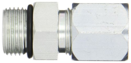 Image of Eaton Weatherhead 7315X8 Carbon Steel Straight Thread O-Ring Adapter, Connector to Ermeto, 1 /2 inch O-Ring Boss Male x 1 /2 inch Tube OD