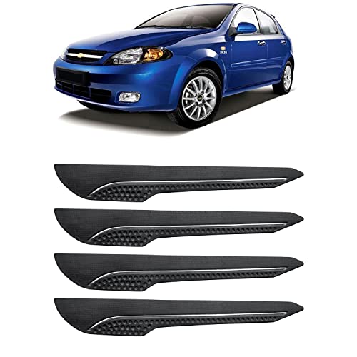 Image of AOSIS-Car Bumper Protector /Bumper Guard for Chevrolet Optra SRV with Single Chrome Stripe (4-Pcs)
