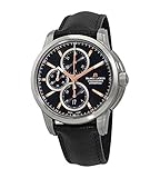 maurice lacroix herrenuhr pontos Leuchtend Maurice Lacroix Pontos Chronograph Automatik Schwarz Zifferblatt Herrenuhr PT6188-SS009-332