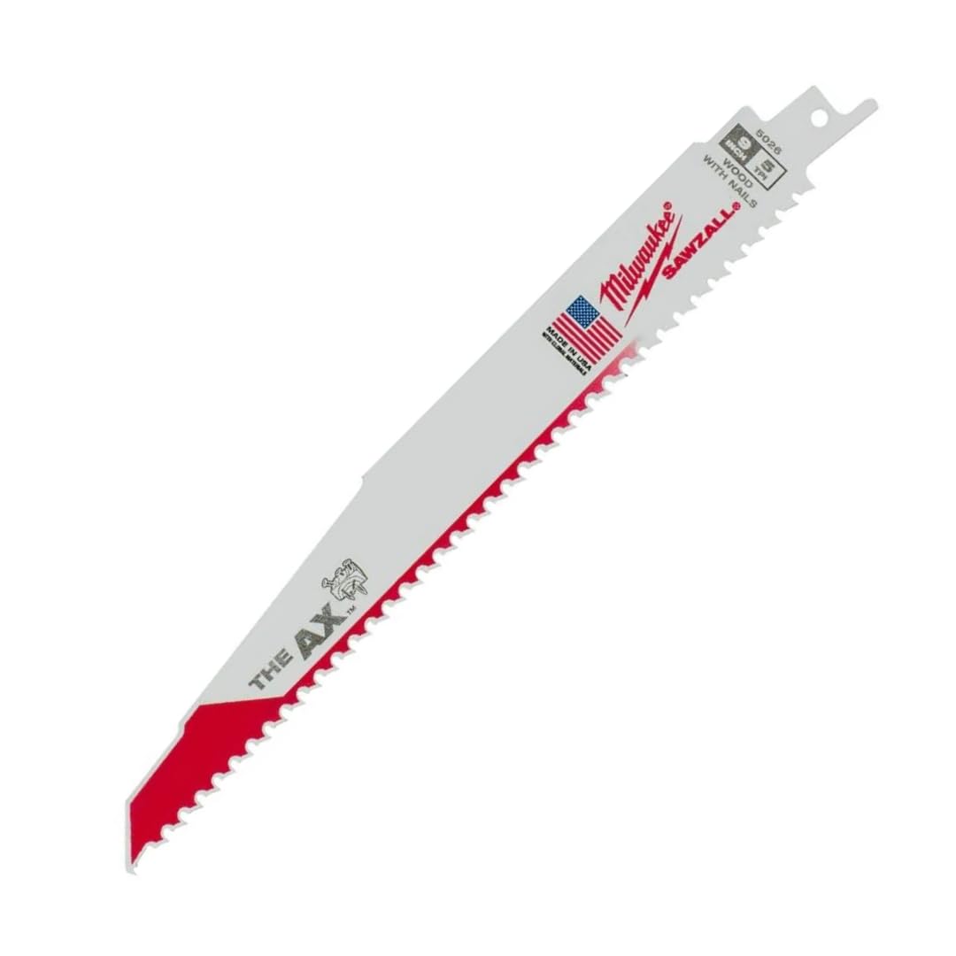 Milwaukee 48-00-8026 22,9 cm 5 TPI The Ax Sawzall Blade (25 pezzi)