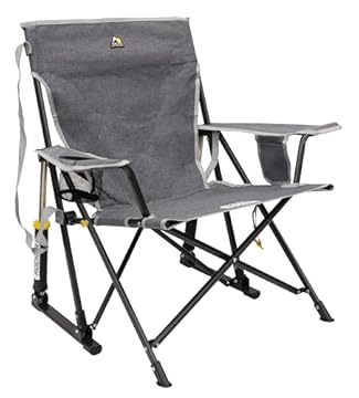 hydraulic rocking camp chair