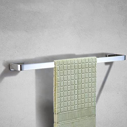 Barre porte-serviettes anti-rouille fixe de 60 cm pour linge humide - 6